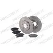 RIDEX 3405B0075 - Kit de disques et plaquettes avant