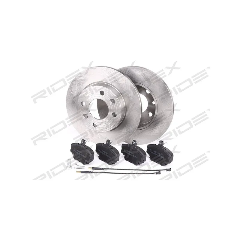 Kit de disques et plaquettes avant RIDEX 3405B0095 - Visuel 1