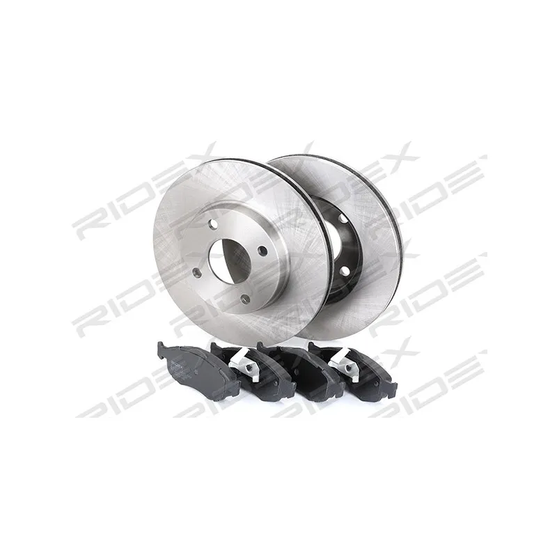 Kit de disques et plaquettes avant RIDEX 3405B0115 - Visuel 1