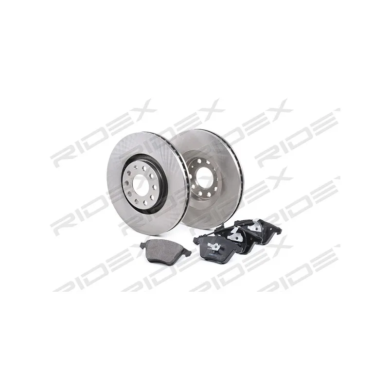 Kit de disques et plaquettes avant RIDEX 3405B0193 - Visuel 1