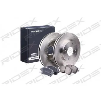 RIDEX 3405B0238 - Kit de disques et plaquettes avant