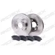 RIDEX 3405B0238 - Kit de disques et plaquettes avant