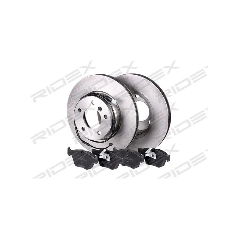 Kit de disques et plaquettes avant RIDEX 3405B0281 - Visuel 1