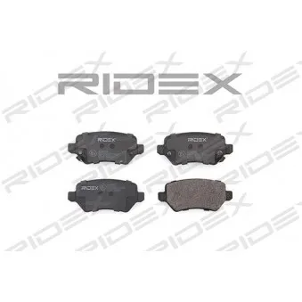 Jeu de 4 plaquettes de frein arrière RIDEX OEM 58302A2A30