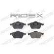 RIDEX 402B0006 - Jeu de 4 plaquettes de frein avant
