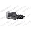 RIDEX 402B0006 - Jeu de 4 plaquettes de frein avant