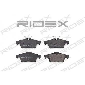 RIDEX 402B0008 - Jeu de 4 plaquettes de frein arrière