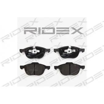 RIDEX 402B0011 - Jeu de 4 plaquettes de frein avant