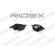RIDEX 402B0011 - Jeu de 4 plaquettes de frein avant