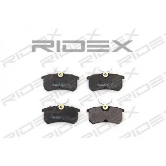 RIDEX 402B0012 - Jeu de 4 plaquettes de frein arrière