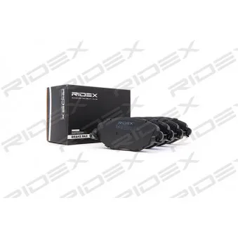 Jeu de 4 plaquettes de frein avant RIDEX OEM C2S17129
