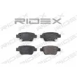RIDEX 402B0020 - Jeu de 4 plaquettes de frein arrière