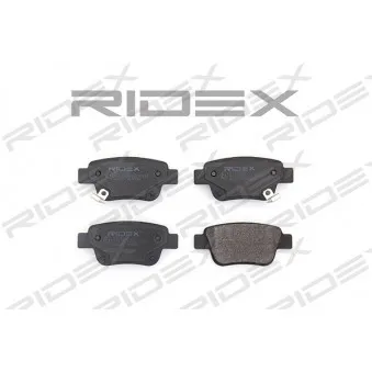 Jeu de 4 plaquettes de frein arrière RIDEX OEM V9118B039