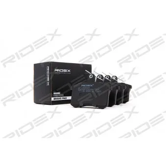 RIDEX 402B0021 - Jeu de 4 plaquettes de frein arrière