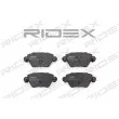 RIDEX 402B0025 - Jeu de 4 plaquettes de frein arrière
