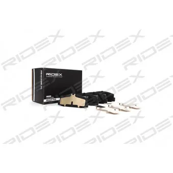 RIDEX 402B0030 - Jeu de 4 plaquettes de frein arrière