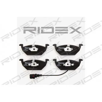 RIDEX 402B0033 - Jeu de 4 plaquettes de frein avant