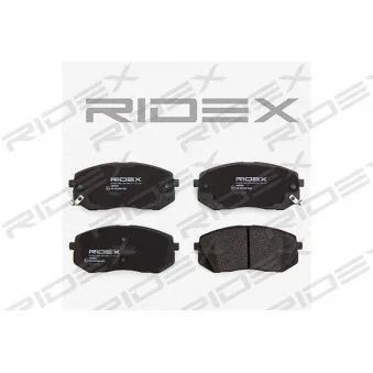 RIDEX 402B0039 - Jeu de 4 plaquettes de frein avant