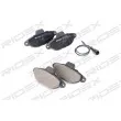 RIDEX 402B0042 - Jeu de 4 plaquettes de frein avant