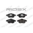 RIDEX 402B0044 - Jeu de 4 plaquettes de frein avant