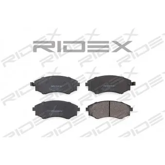 Jeu de 4 plaquettes de frein avant RIDEX OEM 4106048r91