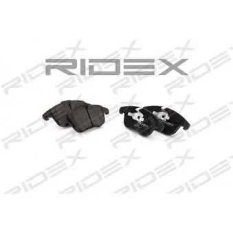 RIDEX 402B0052 - Jeu de 4 plaquettes de frein avant