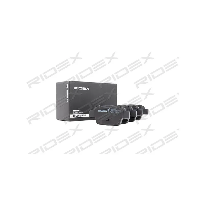 Jeu de 4 plaquettes de frein arrière RIDEX 402B0055 - Visuel 1
