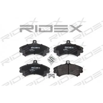 RIDEX 402B0059 - Jeu de 4 plaquettes de frein avant