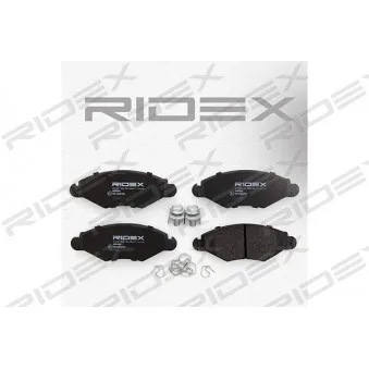 RIDEX 402B0066 - Jeu de 4 plaquettes de frein avant
