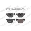 RIDEX 402B0070 - Jeu de 4 plaquettes de frein arrière