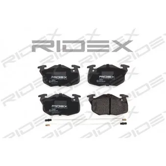RIDEX 402B0073 - Jeu de 4 plaquettes de frein avant