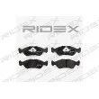 RIDEX 402B0077 - Jeu de 4 plaquettes de frein avant