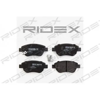 Jeu de 4 plaquettes de frein avant RIDEX OEM 77363035