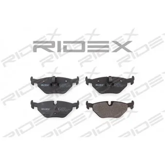 RIDEX 402B0088 - Jeu de 4 plaquettes de frein arrière