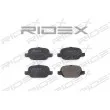 RIDEX 402B0091 - Jeu de 4 plaquettes de frein arrière