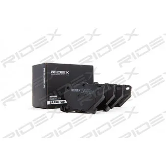 RIDEX 402B0097 - Jeu de 4 plaquettes de frein arrière