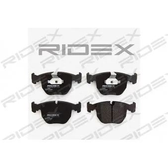 RIDEX 402B0100 - Jeu de 4 plaquettes de frein avant