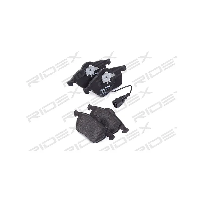 Jeu de 4 plaquettes de frein avant RIDEX 402B0105 - Visuel 1