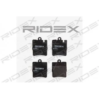 RIDEX 402B0120 - Jeu de 4 plaquettes de frein arrière