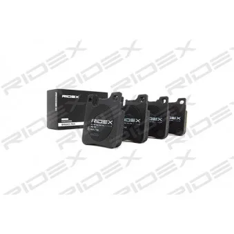 RIDEX 402B0121 - Jeu de 4 plaquettes de frein arrière
