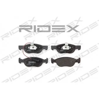 RIDEX 402B0122 - Jeu de 4 plaquettes de frein avant