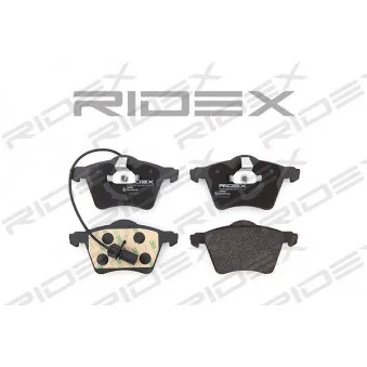 RIDEX 402B0130 - Jeu de 4 plaquettes de frein avant