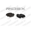 RIDEX 402B0135 - Jeu de 4 plaquettes de frein avant