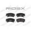 RIDEX 402B0136 - Jeu de 4 plaquettes de frein avant