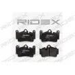 RIDEX 402B0137 - Jeu de 4 plaquettes de frein arrière