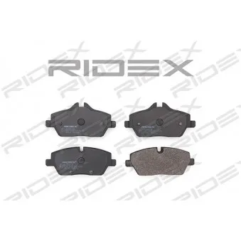 RIDEX 402B0138 - Jeu de 4 plaquettes de frein avant