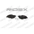 RIDEX 402B0140 - Jeu de 4 plaquettes de frein avant