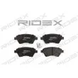 RIDEX 402B0144 - Jeu de 4 plaquettes de frein avant