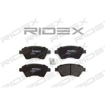 RIDEX 402B0144 - Jeu de 4 plaquettes de frein avant