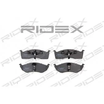 RIDEX 402B0147 - Jeu de 4 plaquettes de frein avant